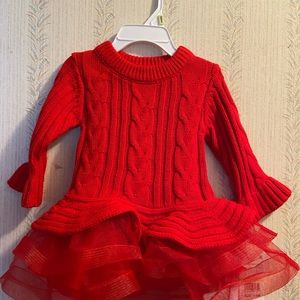 Bonnie Baby, red , 3-6 m NWT